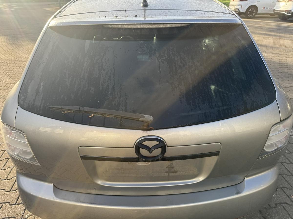 Mazda CX-7 original Heckklappe mit Heckscheibe 38P Plutosilber Bj.2010
